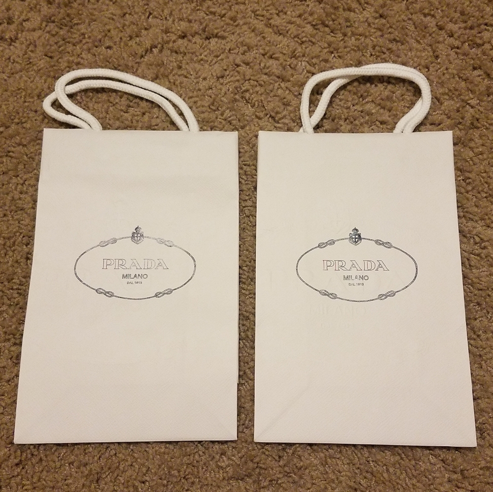 New Authentic PRADA Gift Bags Bundle - Small